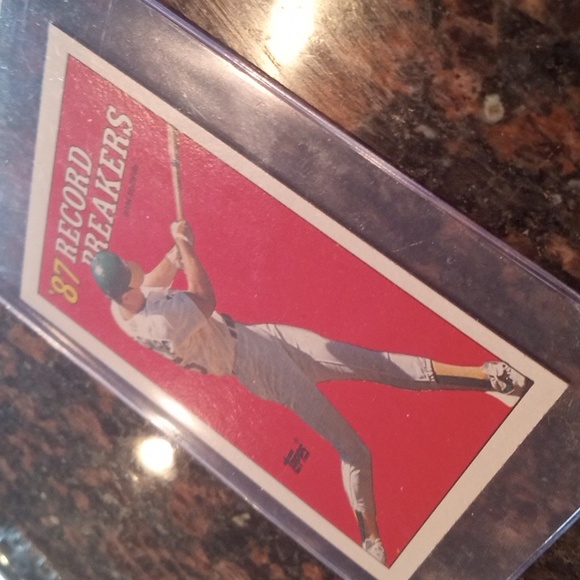 1988 Topps Mark McGwire ERROR #3 Card⚾ - Picture 7 of 17